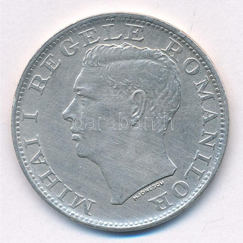 Románia 1944. 500L Ag 'I. Mihály' T:2 Romania 1944. 500 Lei Ag 'Mihai I' C:XF Krause KM#65