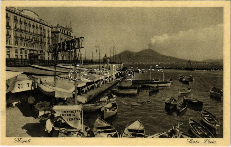 Napoli, Naples; Santa Lucia / restaurant