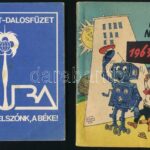 1963-64 Úttörő naptár + VIT-dalosfüzet, Ifjúsági Lapkiadó Vállalat, kiadói papírkötésben
