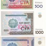 Üzbegisztán 1991. 500S + 2001. 1000S + 2017. 10.000S T:I-III Uzbekistan 1991. 500 S'om + 2001. 1000 S'om + 2017. 10.000 S'om C:UNC-F