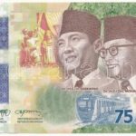Indonézia 2020. 75.000R 'A függetlenség 75. évfordulója' emlékbankjegy T:I Indonesia 2020. 75.000 Rupiah '75th anniversary of the independence' commemorative note C:UNC