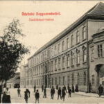 1912 Nagyszombat, Tyrnau, Trnava; Tanítóképző intézet / teachers training institute + 'POSTAKALAUZ NAGY-SZOMBAT-SZERED-GALÁNTA KÖZÖTT'