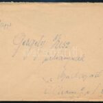 1950 Czibor Zoltán labdarúgó által megcímzett és aláírt boríték, levél nélkül - Image 2