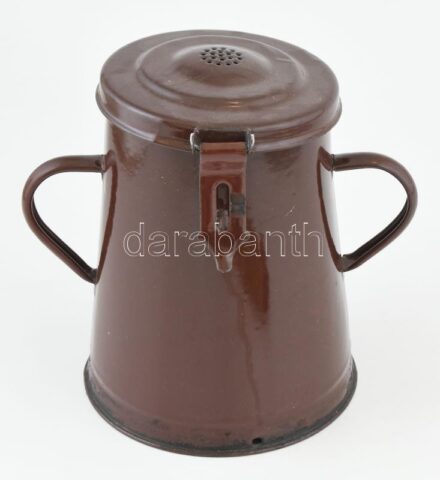 Zománc zsírosbödön 22 cm