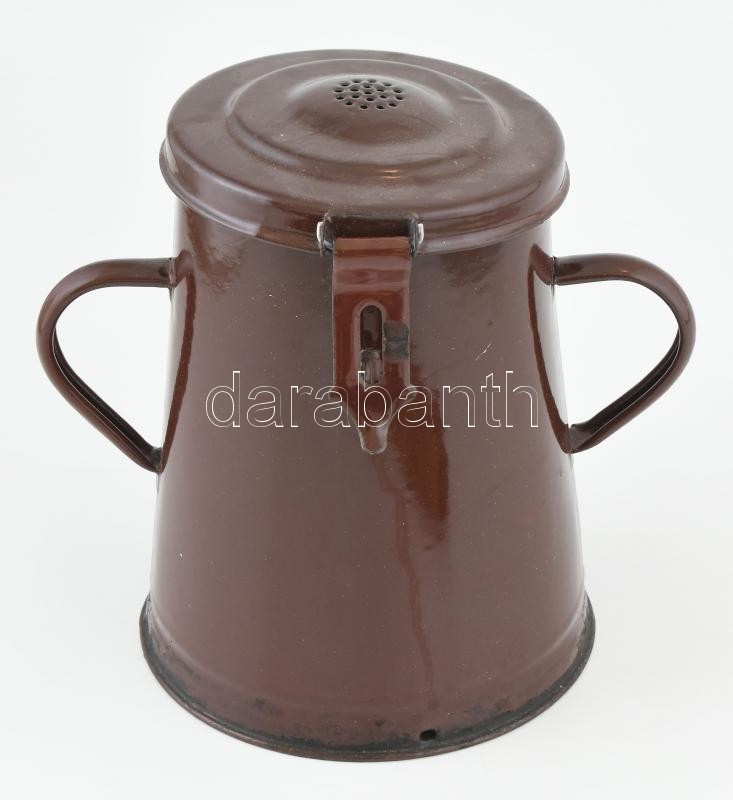 Zománc zsírosbödön 22 cm