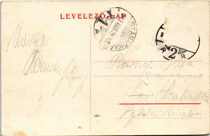 1907 Temesvár, Timisoara; Lonovics utca, Löwi Lipót üzlete / street, shop (Rb) - Image 2