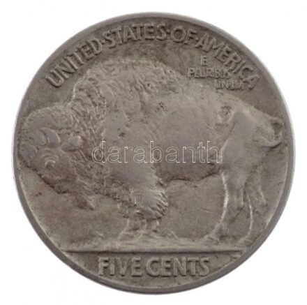 Amerikai Egyesült Államok 1913. 5c Cu-Ni 'Buffalo' T:2 USA 1913. 5 Cents Cu-Ni 'Buffalo' C:XF Krause KM#134