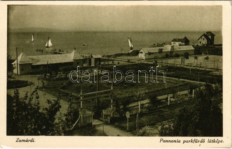 Zamárdi, Pannonia parkfürdő látképe (EK)