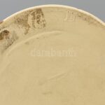 Olvashatatlan jelzéssel: Retró kerámia váza, csurgatott mázzal, hibátlan, m: 25 cm - Image 2