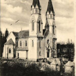 1911 Szatmárnémeti, Satu Mare; A Jézus Társaság Kálvária Jézus Szíve temploma / church