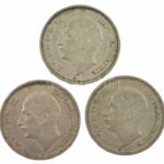 Bulgária 1940. 50L Cu-Ni 'III. Borisz' (3x) T:2 Bulgaria 1940. 50 Leva Cu-Ni 'Boris III' (3x) C:XF Krause KM#48 - Image 2