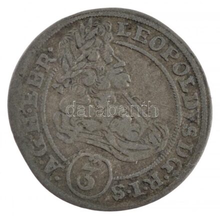 Német Államok / Szilézia 1696CB 3kr Ag 'I. Lipót' (1,58g) T:2-,3 anyaghiba German States / Silesia 1696CB 3 Kreuzer Ag 'Leopold I' (1,58g) C:VF,F metal error Krause KM#516