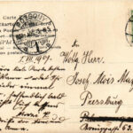1907 Wien, Vienna, Bécs XXI. Floridsdorf. Gruss aus montage (EK) - Image 2