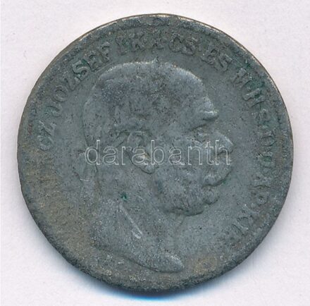 191? 2K 'Ferenc József' korabeli? fém hamisítványa (7,49g) T:3 191? 2 Korona 'Franz Josepf' contemporary? fake (7,49g) V:F