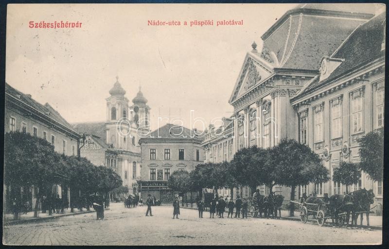 1910 Prohászka Ottokár (1858-1927) püspök autográf levelezőlapja Vértes Ö József részére - Image 3