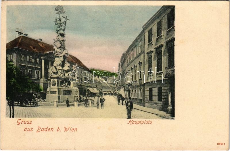 Baden bei Wien, Hauptplatz / main square (EK)