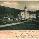 Gutenstein, Mariahilfberg, Servitenkirche / church. Lichtdruck v. C. Weingartshofer (fl)