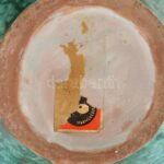 Retró, design kerámia váza, jelzés nélkül, hibátlan, m: 27,5 cm - Image 2