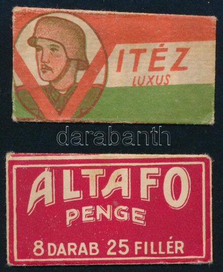 2 db Vitéz és Altafo borotvapenge tartalommal