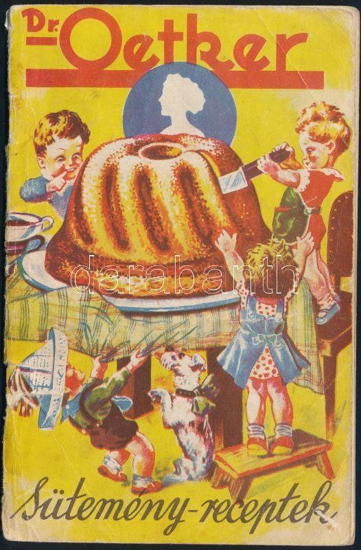 cca 1930 Dr. Oetker sütemény receptek receptfüzet 31p.