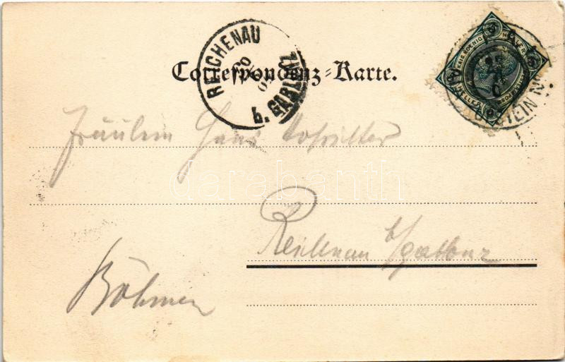 1904 Trento, Trient (Südtirol); Hotel Carloni, Cambio Valu, Hotel de l'Europe (EK) - Image 2