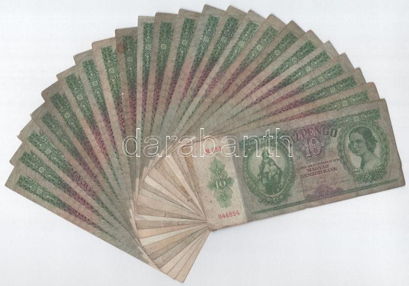 1936. 10P (23x) T:III,III- Adamo P9