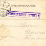 1906 Sinnersdorf, Pinkahatárfalu; Ulreich's Gasthaus, Gemischtwarenhandlung des Anton Haas / restaurant, shop (EB) - Image 2