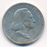 1936. 2P Ag 'Liszt' T:2 ph., patina Adamo P7.3