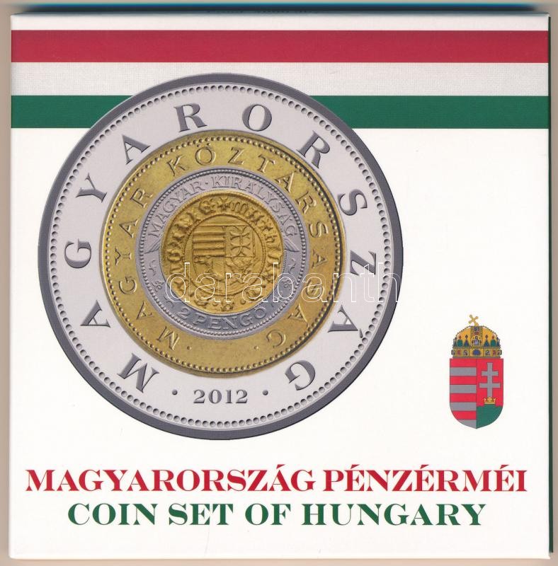 2012. 5Ft-200Ft (6xklf) forgalmi sor dísztokban 'Magyarország' körirattal T:PP patina