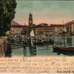 1903 Riva del Garda (Südtirol), Il Porta e Hotel Sole / port, hotel (EK)