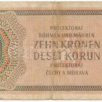 Német Harmadik Birodalom / Cseh-Morva Protektorátus 1942. 10K T:III- German Third Empire / Protectorate of Bohemia and Moravia 1942. 10 Korun C:VG Krause P#8 - Image 2