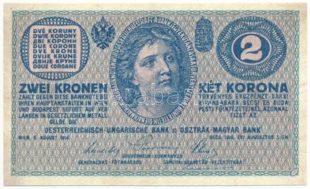 1914. 2K 'A0000 000000' modern másolat 'COPY' jelzéssel T:I