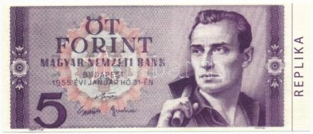 1955. 5Ft modern másolat 'REPLIKA' jelzéssel T:I