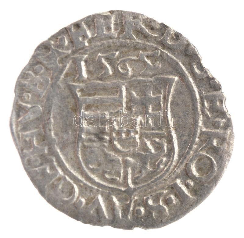 1565K-B Denár Ag 'I. Ferdinánd' (0,40g) T:2 a perem kis része hiányzik Hungary 1565K-B Denar Ag 'Ferdinand I' (0,40g) C:XF small part of the edge is missing Huszár: 936.,Unger II.: 748.a