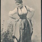 Blaha Lujza (1850-1926) színésznő aláírása papírlapon, mellékelve egy őt ábrázoló képeslap - Image 2
