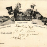 1908 Csabrendek, Deák Ferenc tér, Bogyay kastély. Neufeld Adolf kiadása