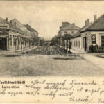 1906 Celldömölk, Kossuth Lajos utca, Szabó Lajos vendéglője, Szabó József szállodája. Radó J.
