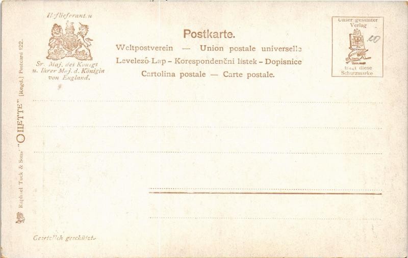 Beim Weiher. Raphael Tuck & Sons' 'Oilette' Postcard 122. s: S. Johnson - Image 2
