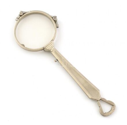 Fém lornyon, kopott, működik, h: 12,5 cm