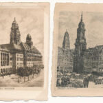 Dresden, Drezda; 4 pre-1945 postcards (Franz Jander)