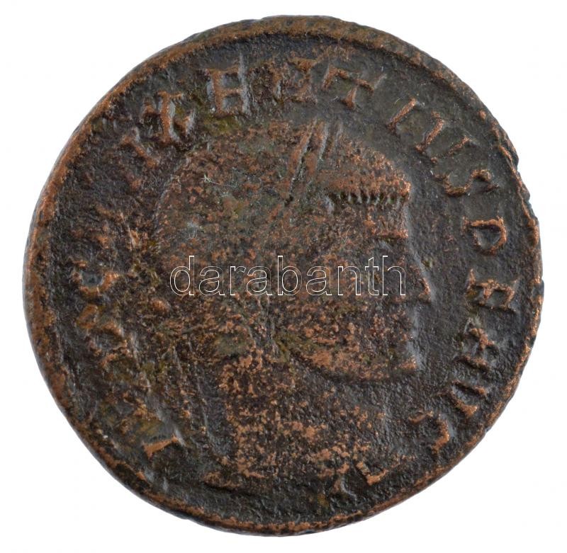 Római Birodalom / Aquileia(?) / Maxentius 306-312. AE Follis bronz (4,84g) T:2- Roman Empire / Aquileia(?) / Maxentius 306-312. AE Follis bronze 'IMP C MAXENTIVS P F AVG / CONSERV VRB SVAE - A?T' (4,84g) C:VF - Image 2