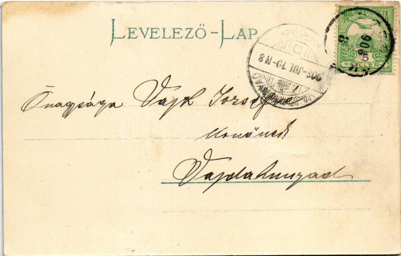 1908 Borszék, Borsec; Soós kiadása - Image 2
