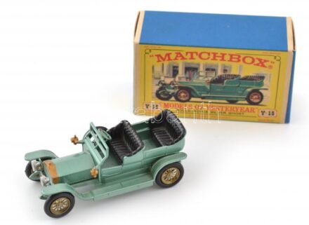 cca. 1960 Matchbox 1907 Rolls-Royce Silver Ghost y-15. 55:1. h: 8 cm