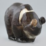 Lomonoszov szovjet medve, festett porcelán, jelzett, hibátlan, m:10cm - Image 2