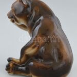 Jelzés nélkül, szovjet medve, festett porcelán, jelzett, hibátlan, m:12cm - Image 2