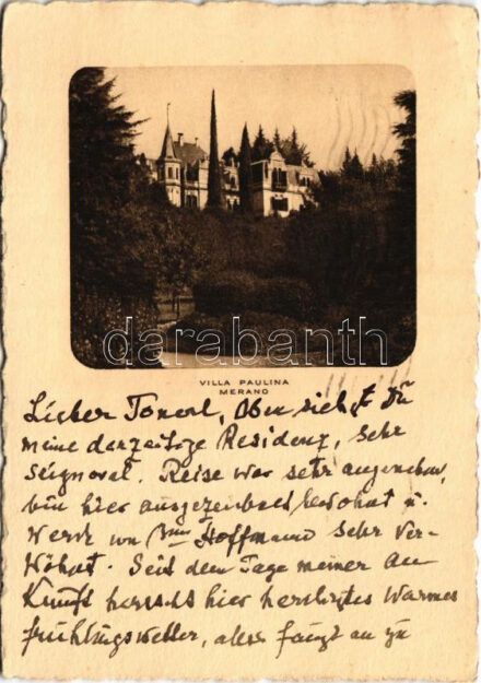 1949 Merano, Meran (Südtirol); Villa Paulina (EK)