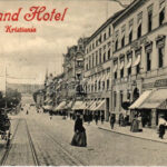 1910 Oslo, Christiania, Kristiania; Grand Hotel, Conditori