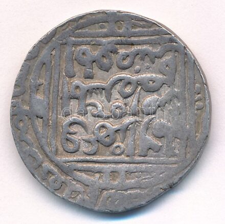 Indiai Államok / Bengáli Szultanátus ~1500. 1 Tanka Ag (10,97g) T:3 Indian States / Bengal Sultanate ~1500. 1 Tanka Ag (10,97g) C:F