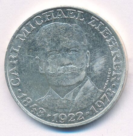 Ausztria 1972. 25Sch Ag 'Carl Michael Ziehrer' T:2 Austria 1972. 25 Schilling Ag 'Carl Michael Ziehrer' C:XF Krause KM#2912