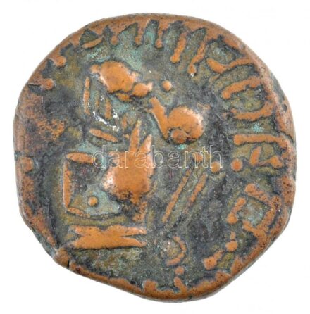 Indo-Párthusi Királyság / Gondophares 20-55. AE 'Nike' Arachosia (6.52g) T:3 Indo-Parthian Kingdom / Gondophares 20-55. AE 'Nike' Arachosia (6.52g) C:F